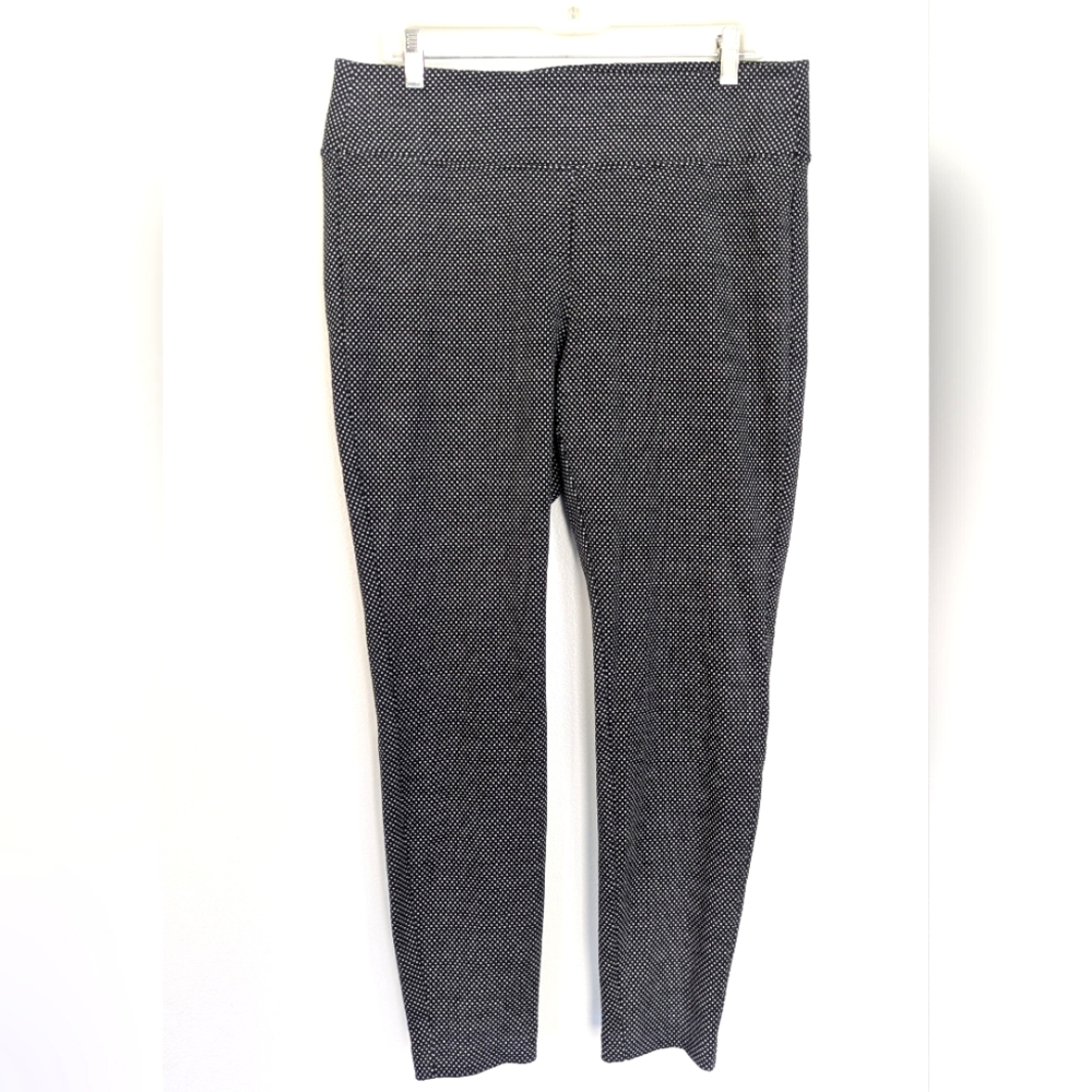 Torrid Black &‎ White Patterned Stretchy Pull On Skinny Legging Pant Size 1